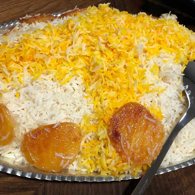 طرز تهیه برنج آبکش برای ۴ نفر